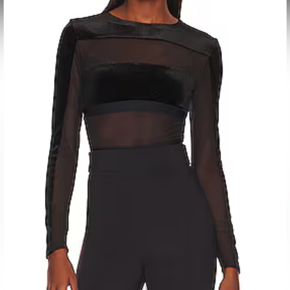 Black Velvet Bodysuit